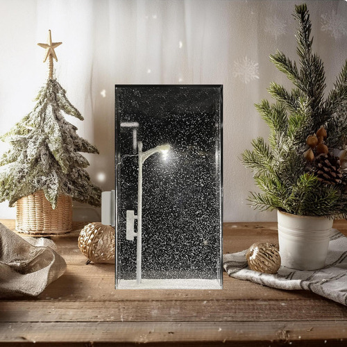 ¡ Luz Nocturna Con Escena De Nieve Luz Nocturna Hecha A
