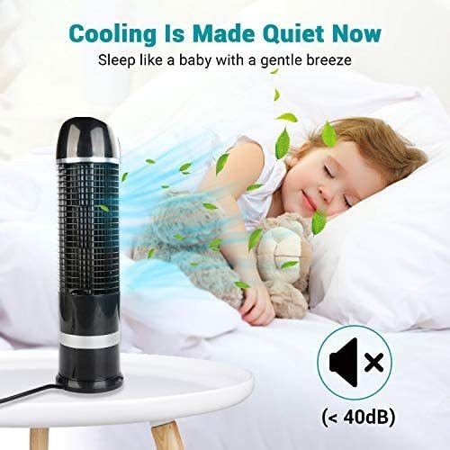 Imagen 5 de 7 de Ventilador De Escritorio Torre Dr.prepare Negro