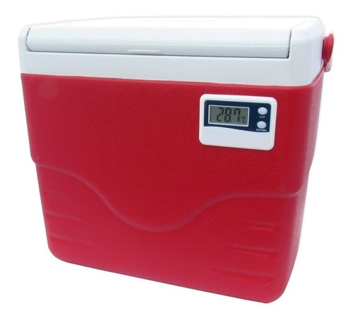 Imagem 1 de 3 de Caixa Térmica Com Termômetro 8,5 Litros - Coleman - Vermelho
