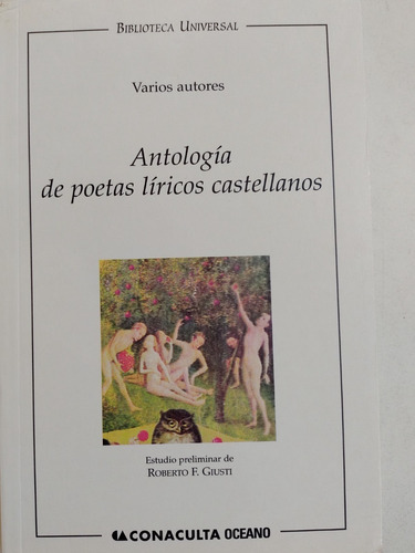 Antologia De Poetas Liricos Castellamos .