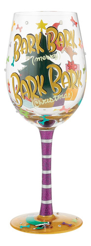 Copa Vino Artesanal Pintada Mano 15 Onza Multicolor