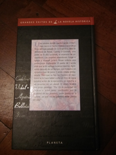 Una Sombra Donde Sueña Camila O Gorman/ Enrique Molina