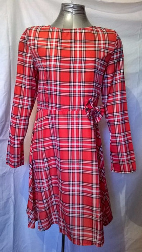 Vestido Cuadrille Rojo, Nuevo, Talla M