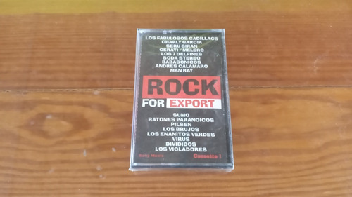 Rock For Export  Rock Nacional  Cassette Sellado 