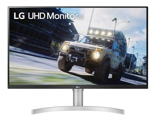 Imagen 1 de 6 de Monitor gamer LG 32UN550 led 31.5" blanco 100V/240V