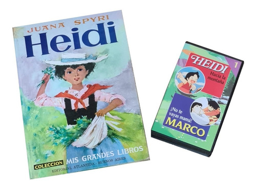 Combo Libro (juana Spyri) Y Vhs De Heidi/ Marco