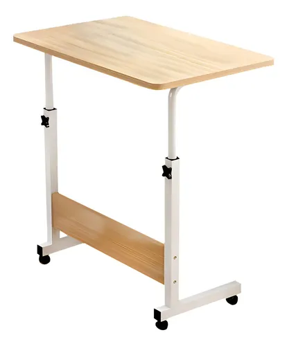 Mesa Multifuncional Notebook Cama Sofá Regulável Cor Marrom-claro Vie Idéale
