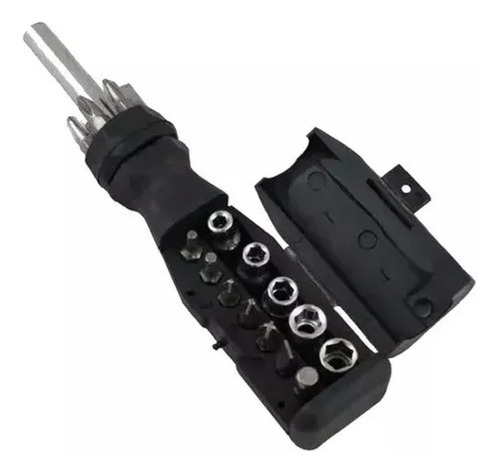 Kit Jogo Chaves Soquete Adaptadores Bits Philips Torx Boca