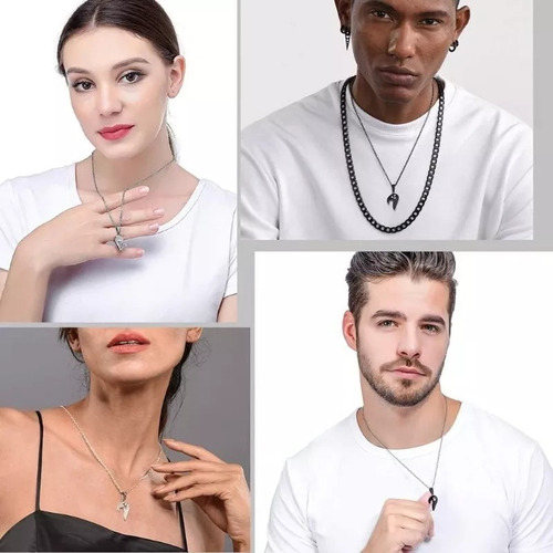 Collar Para Pareja, Puzzle Dije Corazón Amistad Colgante Con