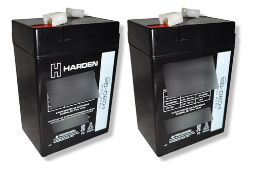 Bateria Harden Sb-0604 6v 4a, Basculas, ( 2 Piezas )
