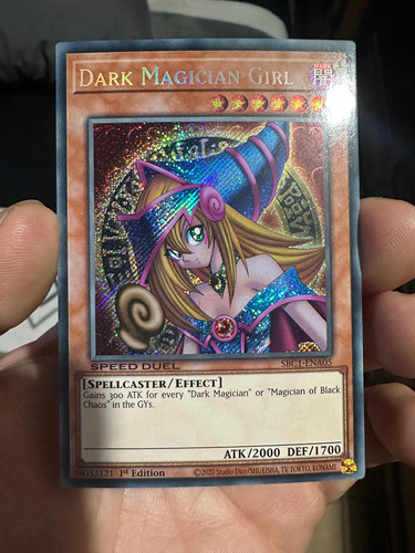 Yugioh Dark Magician Girls Sbc1-ena05 Secret Rare Speed Duel