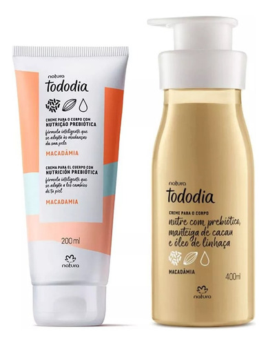 Hidratante Corporal Natura Tododia Macadamia Kit Regalo