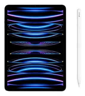 Kit iPad Pro M2 11'' 256gb 4th Wi-fi - Silver + Pencil 2