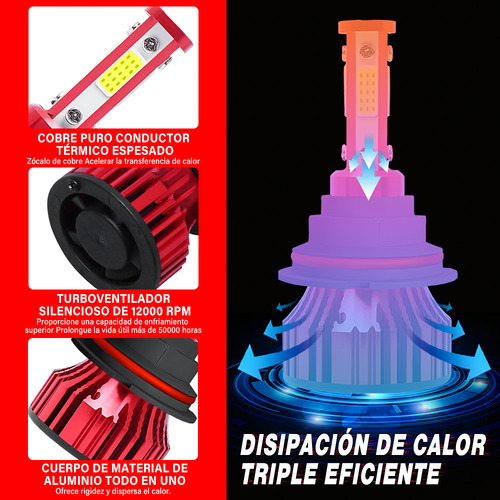 9007 Kit De Focos Led Para Dodge Stratus 2001-2005 2006