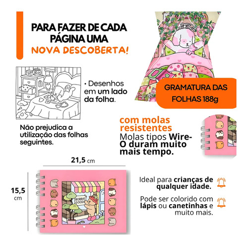 Libro Para Colorear De Tapa Dura De Bobbie Goods, Varios Dis