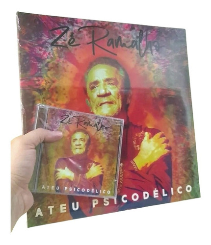 Zé Ramalho Vinil Zé Ramalho Cd - Ateu Psicodélico - Lp + Cd 