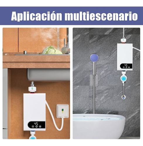 Calentador De Agua Instantáneo Eléctrico 110v 3500w