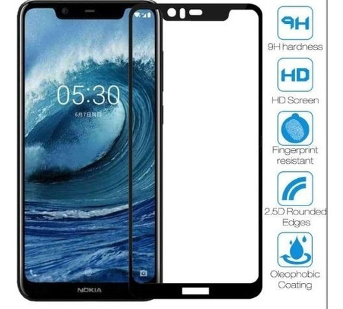 Vidrio Templado Full Cover Nokia 5.1 Plus - Otec