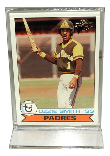 Ozzie Smith Padres San Diego Tarjeta Topps Con Display