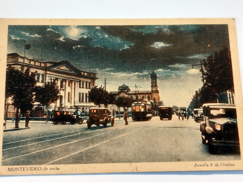 Antigua Tarjeta Postal 8 Octubre Y Garibaldi  Crandon 1929