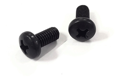 Parafuso Panela Phillips M4 X 8mm Zincado Preto - 50 Peças