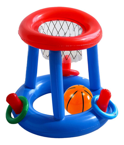 Baloncesto Inflable Para Lanzar Anillos De Piscina, Deportes