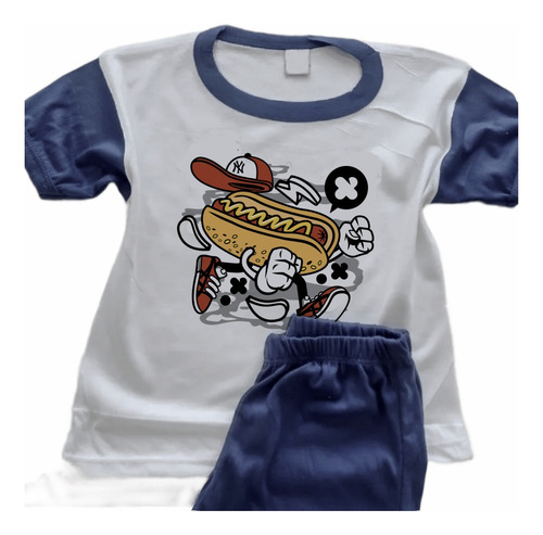 Pijamas Huevos Fritos Infantil Estampado Personalizado 0099