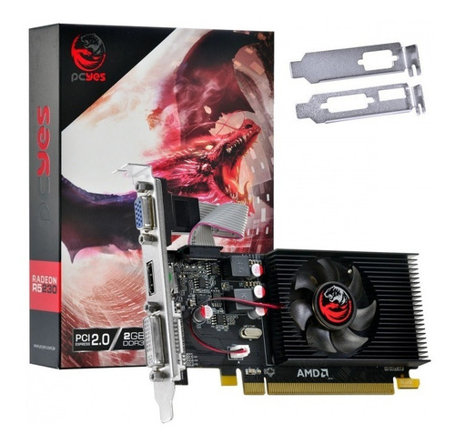 Gpu R5 230 2gb Ddr3 64 Bits Low Profile - Pjr230rlp