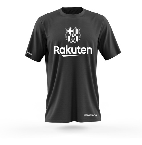 Polera Negra Barcelona Fc 2