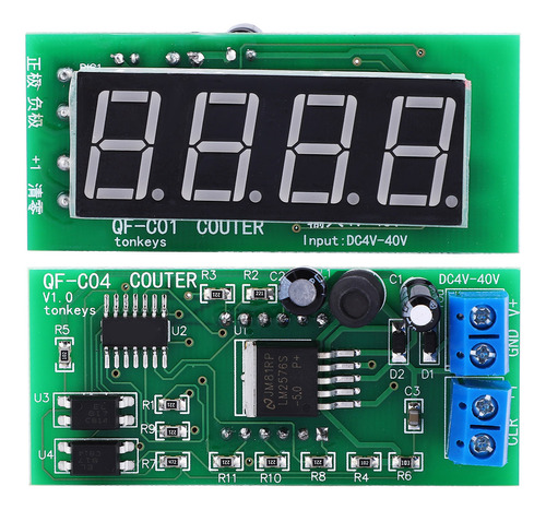 Módulo Contador, Pantalla Digital De 4 Dígitos De Alta Calid