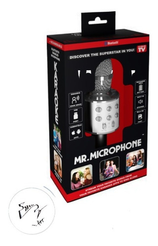 Imagen 2 de 3 de Micrófono Karaoke Bluetooth Usb