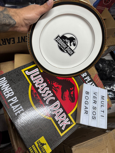 Jurassic Park Dinner Plate 1:1 Scale Replica Sdcc Exclusive (Usado)