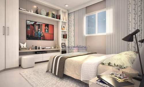 Imagem 1 de 21 de Apartamento Com 2 Dormitórios Sendo 1 Suíte, À Venda, 88 M² Por R$ 493.904 - Maracanã - Praia Grande/sp - Ap0806
