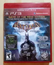 Comprar Batman Arkham Asylum Goty Ps3 Físico Original Impecable