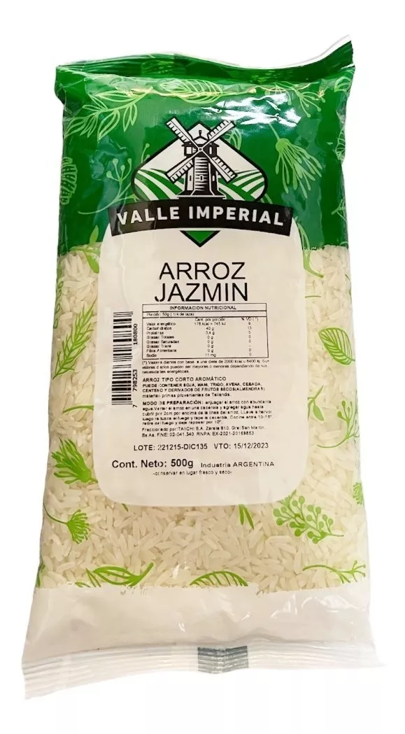 Tercera imagen para búsqueda de arroz jazmin