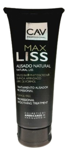 Alisado Natural Express Max Liss Cav 110gr