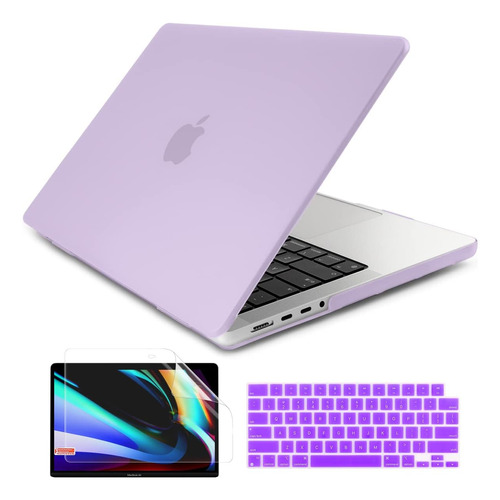 Funda Rígida Dongke Para Macbook Pro 16  2485 Purple