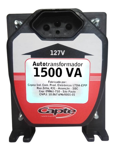 Auto Transformador Capte Bivolt 1500va / 1050w Cabo H