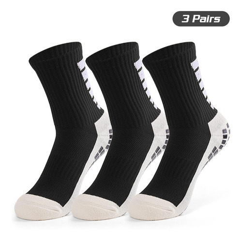 Imagen 3 de 6 de Calcetines De Fútbol Antideslizantes Para Hombres Calcetines