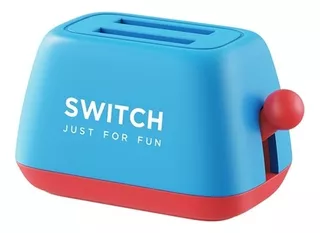 Case Para Tarjetas Cartuchos Nintendo Switch Tostadora Color Rojo