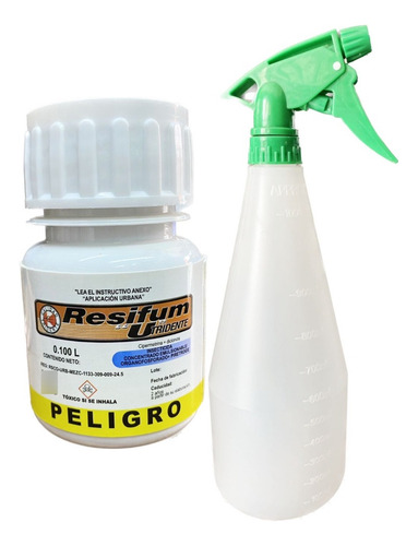 Resifum U Cipermetrina 100ml+ 1 Atomizador Manual Gratis 1 L