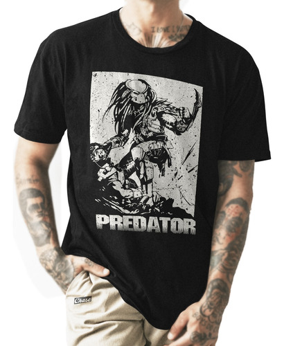 Playera Predator / Chase / Negra