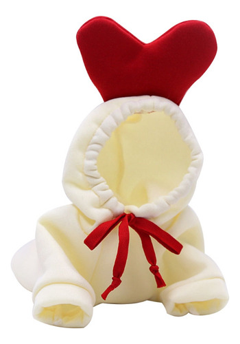 Chihuahua White Duck Xs Con Ropa De Felpa Para Mascotas Para