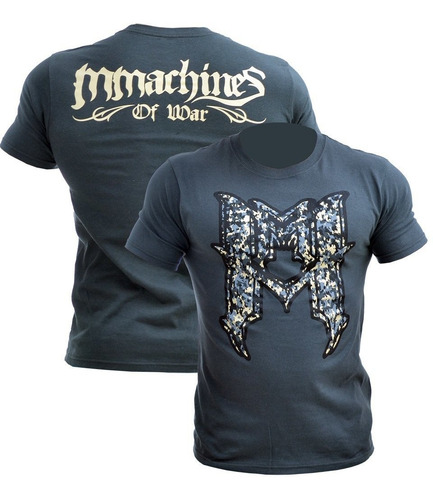 Playera Mmachines Of War Mma Artic Camo Box Muay Thai Bjj