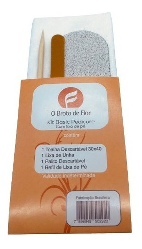 Kit Pedicure C/ Toalha Descartável E Lixa P/ Pés 200unids