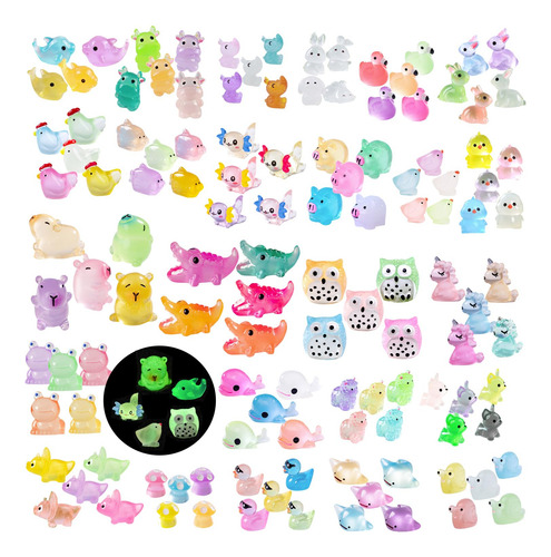 150 Cifras Luminosas De Animales En Miniatura De Resina Con