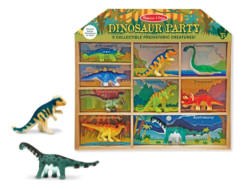 Melissa And Doug. Colección De Dinosaurios. 9 