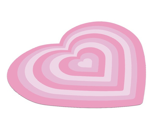 Mouse Pad Forma Corazón Lindo Kawaii Gamer Tierno Mujer Niña