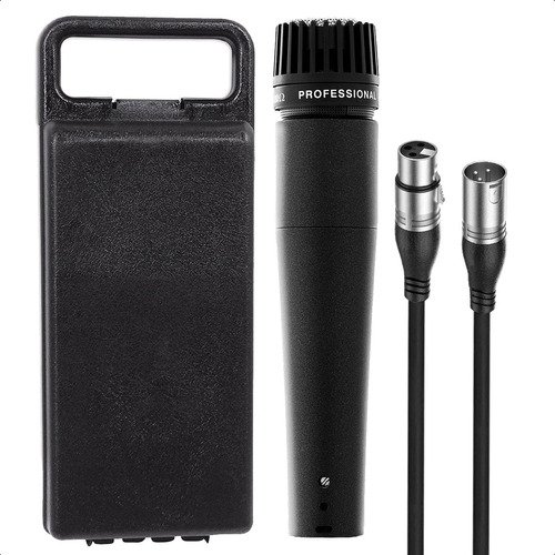Microfono Dinámico Profesional Modelo Sm57 Estuche Cable Xlr