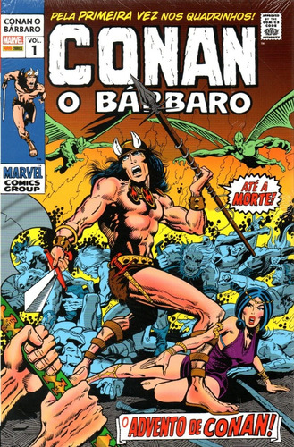 Conan O Bárbaro Omnibus Nº 1 - Editora Panini 01 - Capa Dura - 2020 - Bonellihq X20